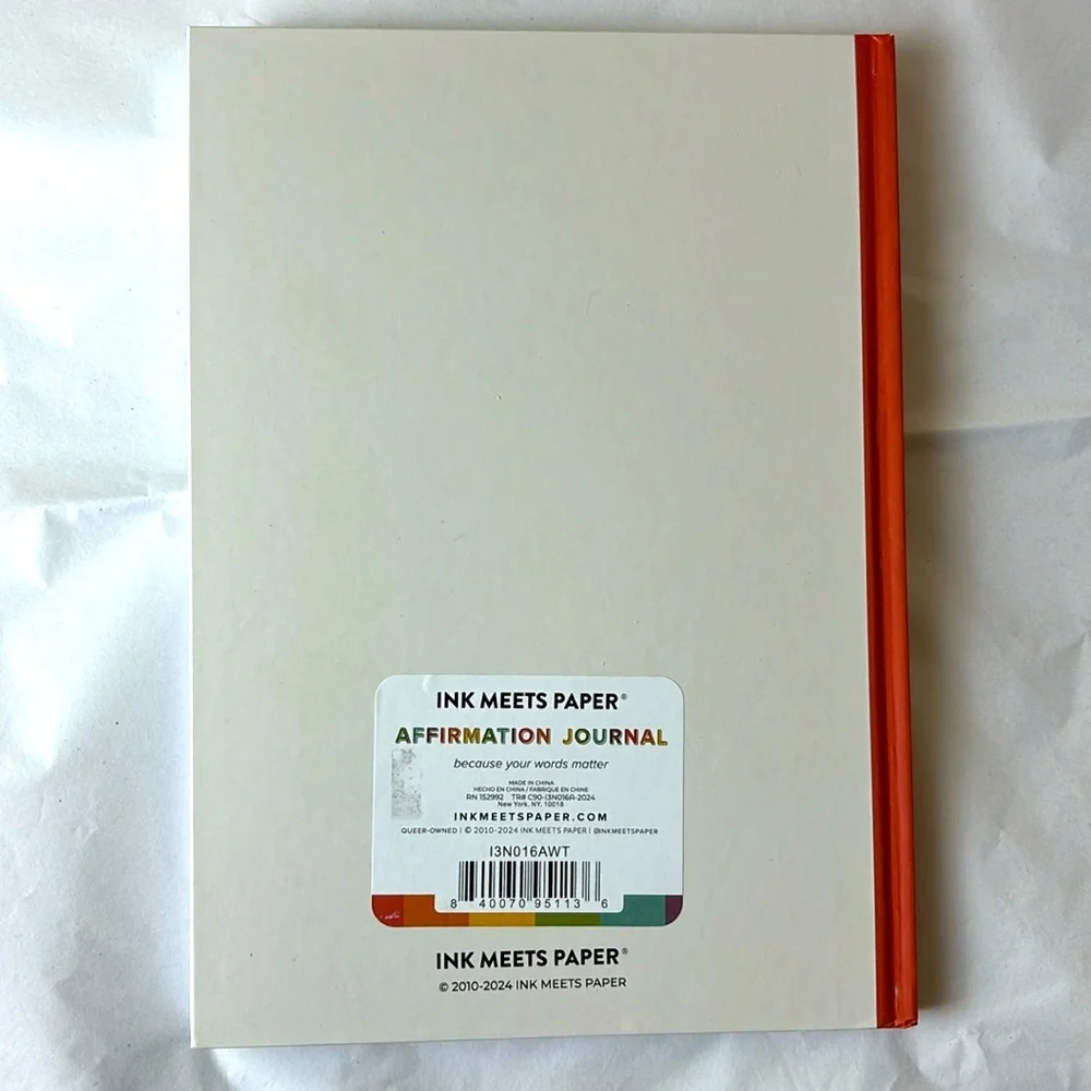 “YOU MATTER” Rainbow Journal with silk ribbon page marker